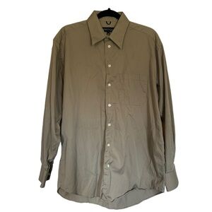 Kenneth Cole Mens Grey Dress Shirt Size 16 (34-35)